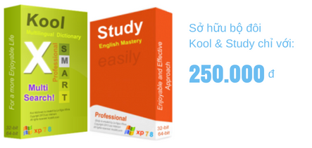 Combo Từ điển thông minh Kool Study giúp bạn học tiếng Anh dễ dàng, nhanh chóng, thú vị và rất hiệu quả.